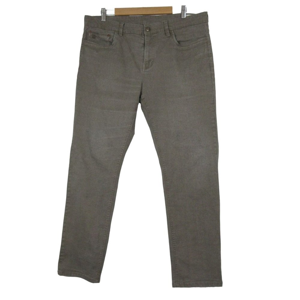 English Laundry heathered brown straight leg jeans 40 x‎ 30